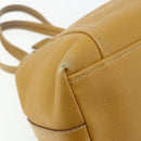 PRADA Tote Tas Leer Bruin Zilver Orig. 179442A-16