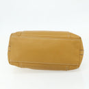 PRADA Tote Tas Leer Bruin Zilver Orig. 179442A-5