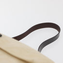 FENDI Zucca Canvas Mamma Baguette Shoulder Bag Beige Silver Auth 179443V-9