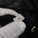 PRADA Hand Bag Leather Black Silver Auth 179447A-12