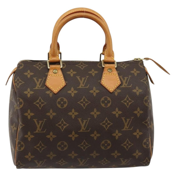 LOUIS VUITTON Monogram Speedy 25 Hand Bag M41528 LV Auth 179455A
