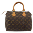 LOUIS VUITTON Monogram Speedy 25 Hand Bag M41528 LV Auth 179455A-2