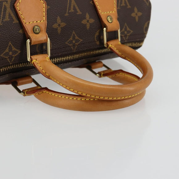 LOUIS VUITTON Monogram Speedy 25 Hand Bag M41528 LV Auth 179455A