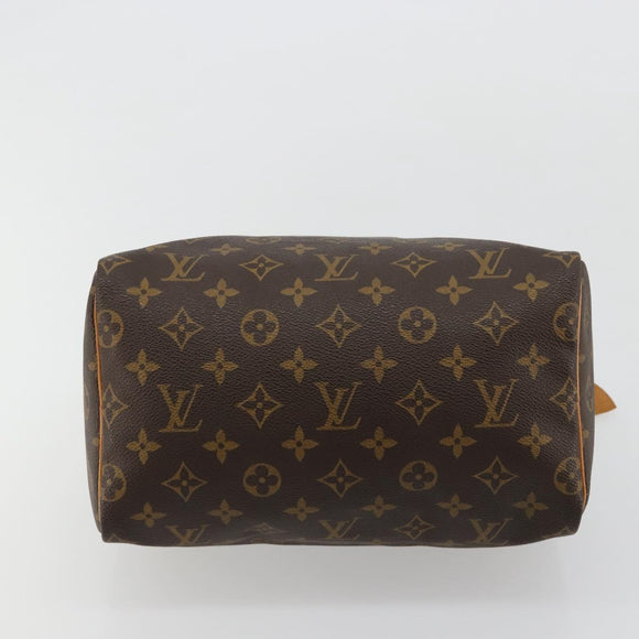 LOUIS VUITTON Monogram Speedy 25 Hand Bag M41528 LV Auth 179455A