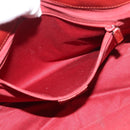 GUCCI GG Canvas Tote Bag Silver Red 113019 Auth 179457-20