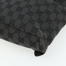 GUCCI GG Canvas Backpack Black Silver 003 0242 Auth 179459-15