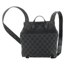 GUCCI GG Canvas Backpack Black Silver 003 0242 Auth 179459-2