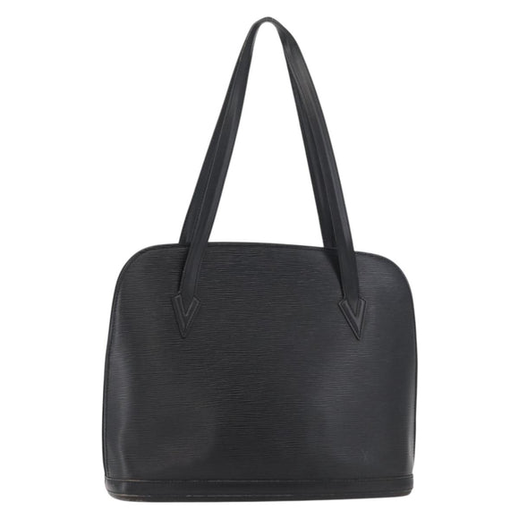LOUIS VUITTON Epi Lussac Shoulder Bag Black M52282 LV Auth 179463