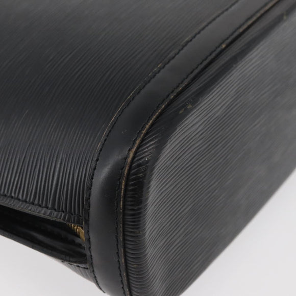 LOUIS VUITTON Epi Lussac Shoulder Bag Black M52282 LV Auth 179463