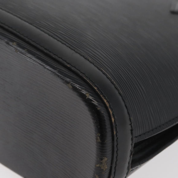 LOUIS VUITTON Epi Lussac Shoulder Bag Black M52282 LV Auth 179463