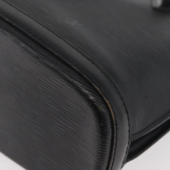 LOUIS VUITTON Epi Lussac Shoulder Bag Black M52282 LV Auth 179463