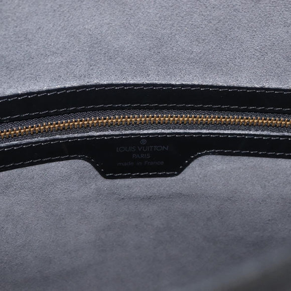 LOUIS VUITTON Epi Lussac Shoulder Bag Black M52282 LV Auth 179463