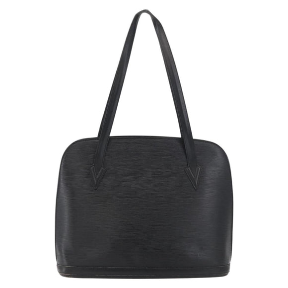LOUIS VUITTON Epi Lussac Shoulder Bag Black M52282 LV Auth 179463