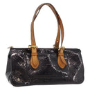 LOUIS VUITTON Monogram Vernis Rosewood Avenue Bag Amarante M93510 Auth 179465-1