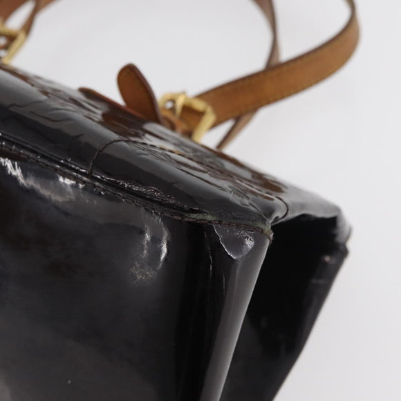 LOUIS VUITTON Monogram Vernis Rosewood Avenue Bag Amarante M93510 Auth 179465
