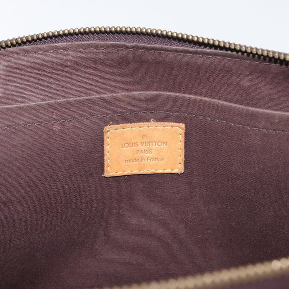 LOUIS VUITTON Monogram Vernis Rosewood Avenue Bag Amarante M93510 Auth 179465