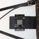 FENDI Zucca Canvas Mamma Baguette Hand Bag Black Brown Auth 179468A-10