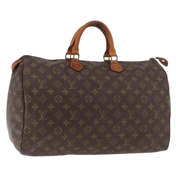 LOUIS VUITTON Monogram Speedy 40 Hand Bag M41522 LV Auth 179479