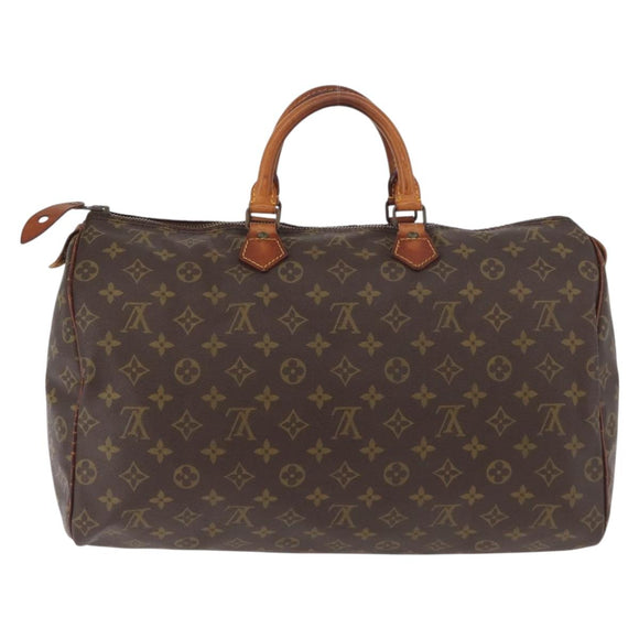 LOUIS VUITTON Monogram Speedy 40 Hand Bag M41522 LV Auth 179479