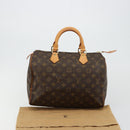 LOUIS VUITTON Monogram Speedy 30 Hand Bag M41526 LV Auth 179480A-12