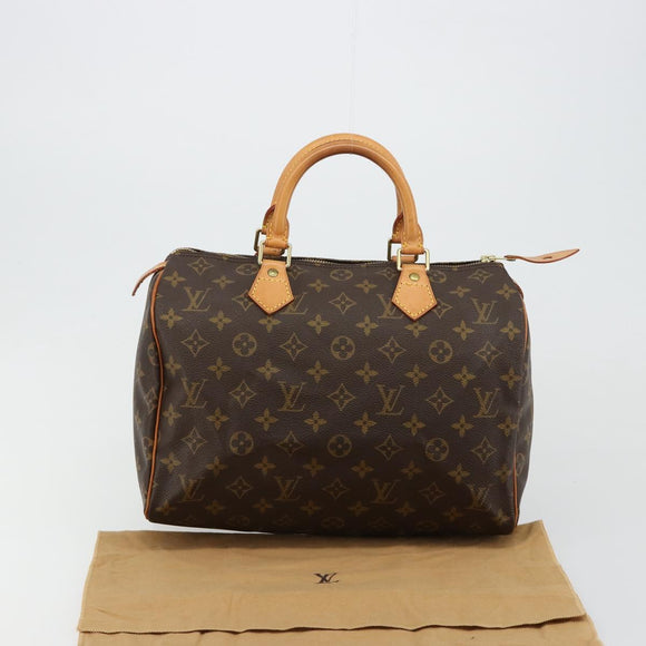 LOUIS VUITTON Monogram Speedy 30 Hand Bag M41526 LV Auth 179480A