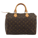 LOUIS VUITTON Monogram Speedy 30 Hand Bag M41526 LV Auth 179480A-2