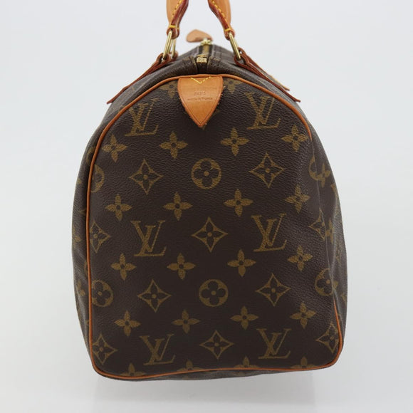 LOUIS VUITTON Monogram Speedy 30 Hand Bag M41526 LV Auth 179480A