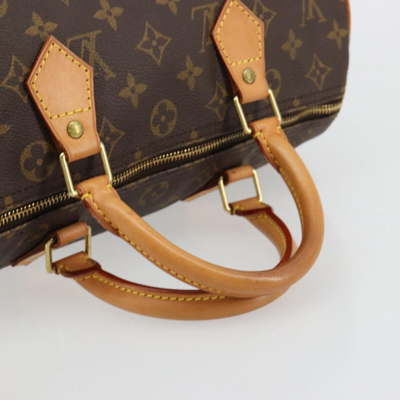LOUIS VUITTON Monogram Speedy 30 Hand Bag M41526 LV Auth 179480A
