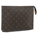 LOUIS VUITTON Monogram Poche Toilette 26 Pouch M47542 LV Auth 179484-1