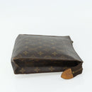 LOUIS VUITTON Monogram Poche Toilette 26 Pouch M47542 LV Auth 179484-4