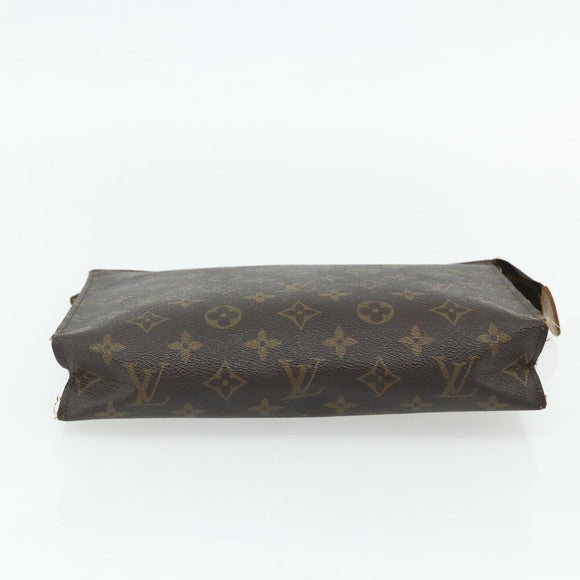 LOUIS VUITTON Monogram Poche Toilette 26 Pouch M47542 LV Auth 179484