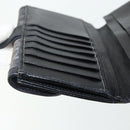 Christian Dior Trotter Canvas Long Wallet Silver Black Auth 179493-19