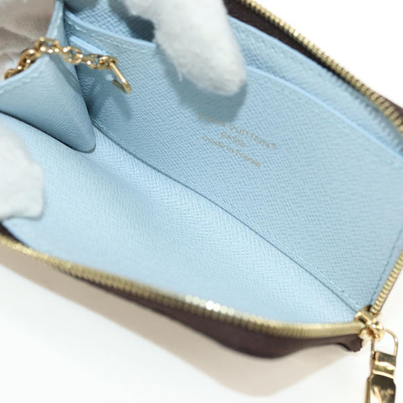 LOUIS VUITTON Monogram Porte Cles Noah Purse Olympe Blue M83612 Auth 179510SAM