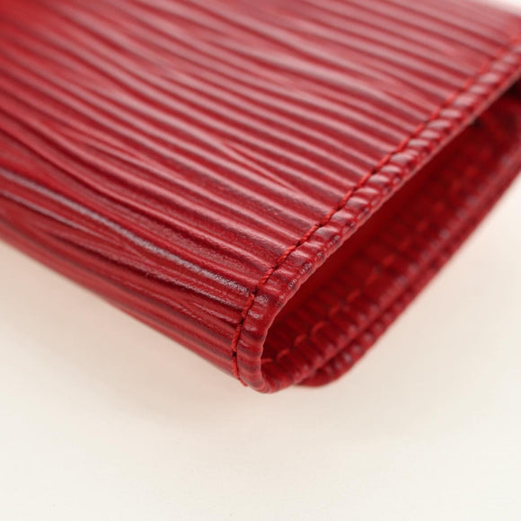 LOUIS VUITTON Epi Multicles 4 Schlüsselmäppchen Rot M63827 LV Auth 179511M