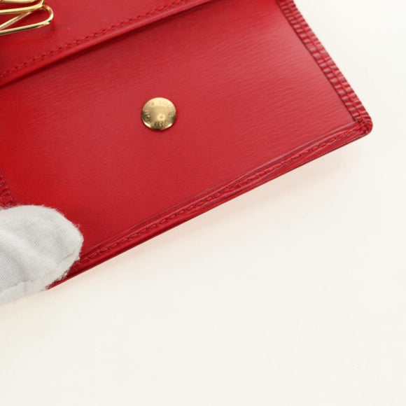 LOUIS VUITTON Epi Multicles 4 Schlüsselmäppchen Rot M63827 LV Auth 179511M