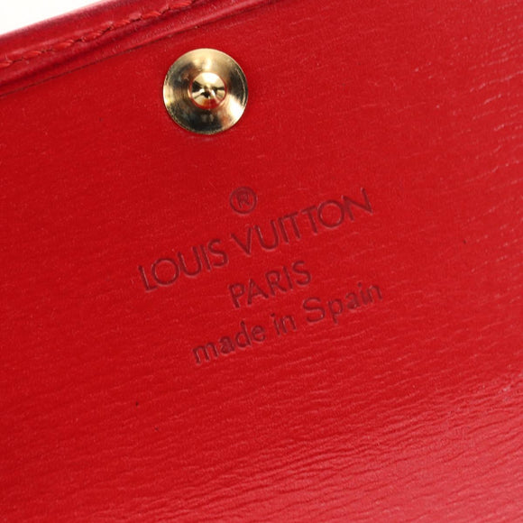 LOUIS VUITTON Epi Multicles 4 Schlüsselmäppchen Rot M63827 LV Auth 179511M