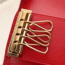 LOUIS VUITTON Epi Multicles 4 Schlüsselmäppchen Rot M63827 LV Auth 179511M-22