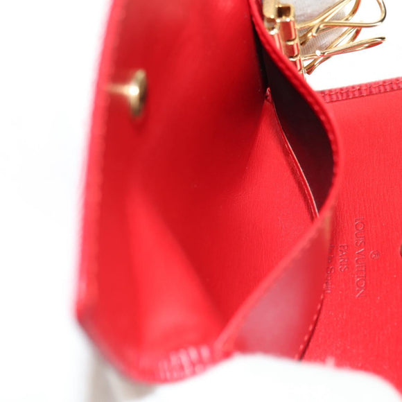 LOUIS VUITTON Epi Multicles 4 Schlüsselmäppchen Rot M63827 LV Auth 179511M