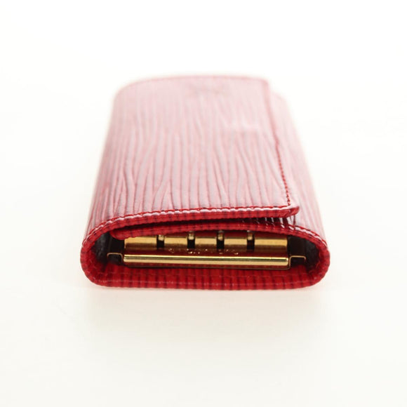 LOUIS VUITTON Epi Multicles 4 Schlüsselmäppchen Rot M63827 LV Auth 179511M