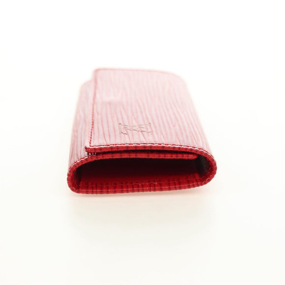 LOUIS VUITTON Epi Multicles 4 Schlüsselmäppchen Rot M63827 LV Auth 179511M