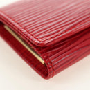 LOUIS VUITTON Epi Multicles 4 Schlüsselmäppchen Rot M63827 LV Auth 179511M-14