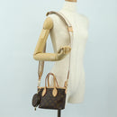 LOUIS VUITTON Monogram Neverfull BB Hand Bag 2way M46705 LV Auth 179516SM-30