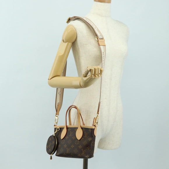 LOUIS VUITTON Monogram Neverfull BB Hand Bag 2way M46705 LV Auth 179516SM