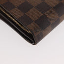 LOUIS VUITTON Damier Ebene Compact Zip Geldbörse N61668 LV Auth 179519-16