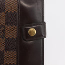 LOUIS VUITTON Damier Ebene Compact Zip Geldbörse N61668 LV Auth 179519-17