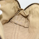 BOTTEGA VENETA INTRECCIATO Pouch Leder Braun Gold Auth 179520-18
