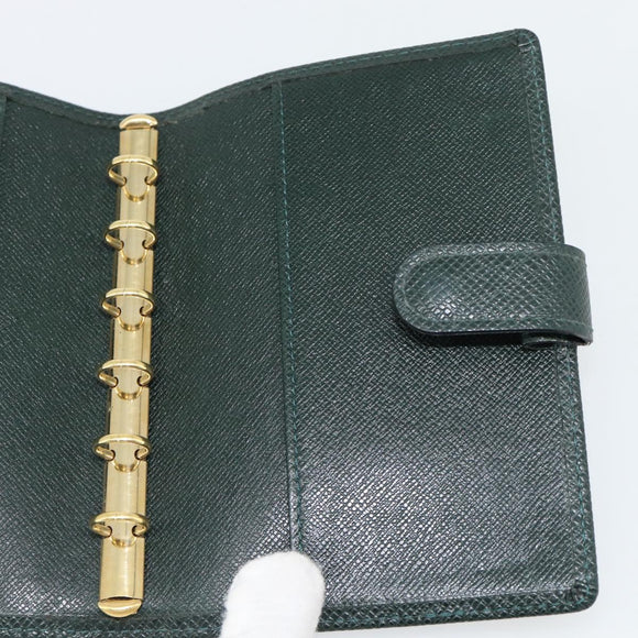 LOUIS VUITTON Taiga Agenda PM Day Planner Cover Epicea R20424 LV Auth 179521