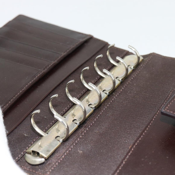 FENDI Zucca Canvas Tagesplaner Hülle Braun Schwarz Auth 179522A
