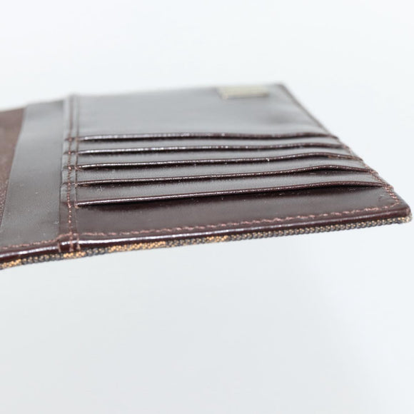 FENDI Zucca Canvas Tagesplaner Hülle Braun Schwarz Auth 179522A