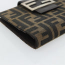 FENDI Zucca Canvas Tagesplaner Hülle Braun Schwarz Auth 179522A-15